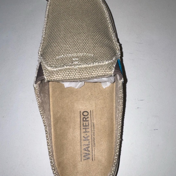Women's Casual Slip-On Loafers - Tan - Picture 4 of 9